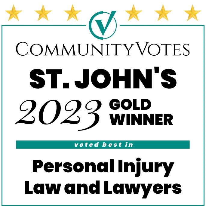 2023 Gold Personal Injury Law Recognition In St. John's